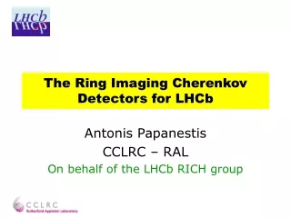 The Ring Imaging Cherenkov Detectors for LHCb