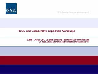 HCSS and Collaborative Expedition Workshops