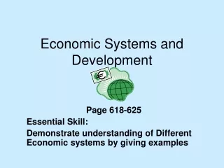 Economic Systems and Development