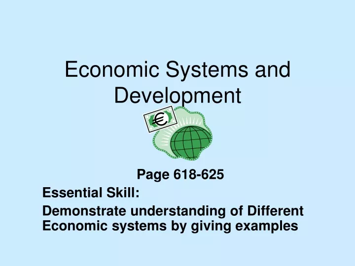 economic systems and development