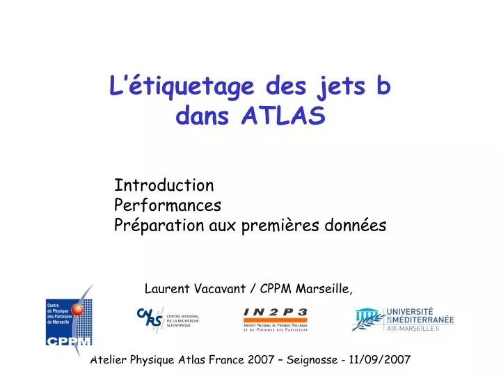 l tiquetage des jets b dans atlas