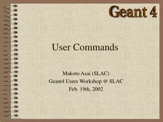 User Commands