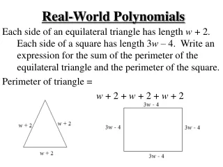 Real-World Polynomials