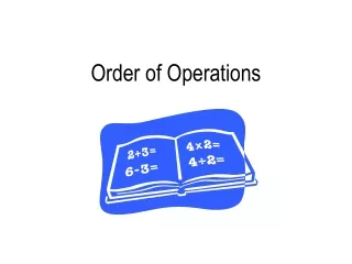 Order of Operations