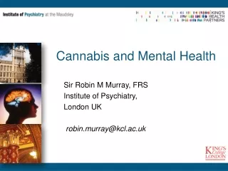 Cannabis and Mental Health