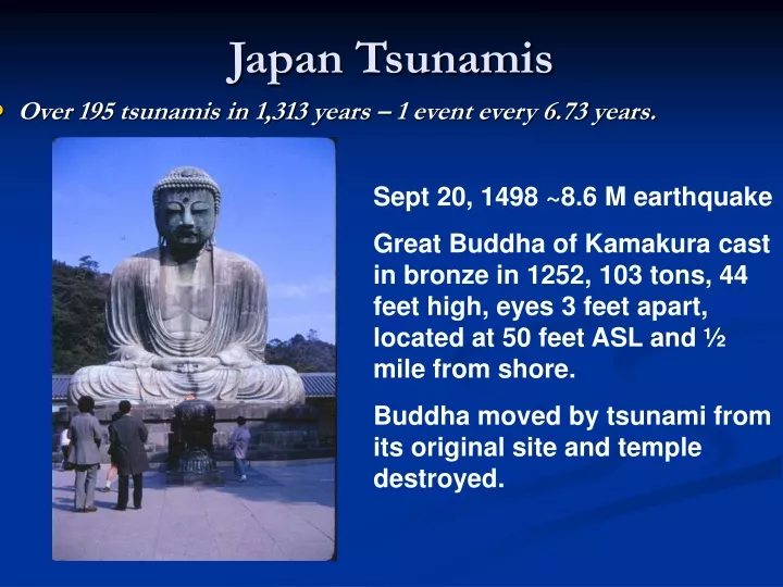 japan tsunamis
