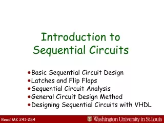 Introduction to Sequential Circuits