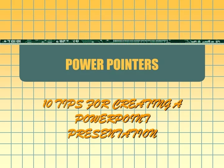 power pointers