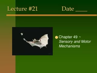 Lecture #21 		    Date ____