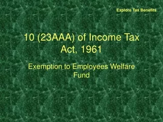 10 (23AAA) of Income Tax Act, 1961