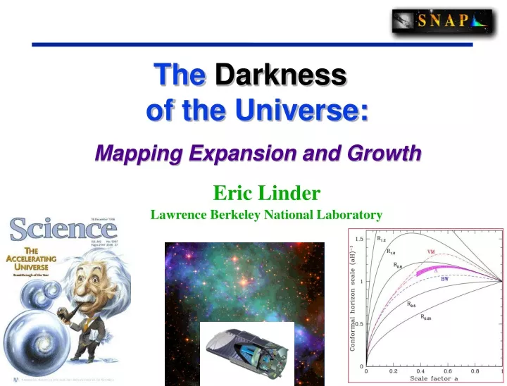the darkness of the universe mapping expansion