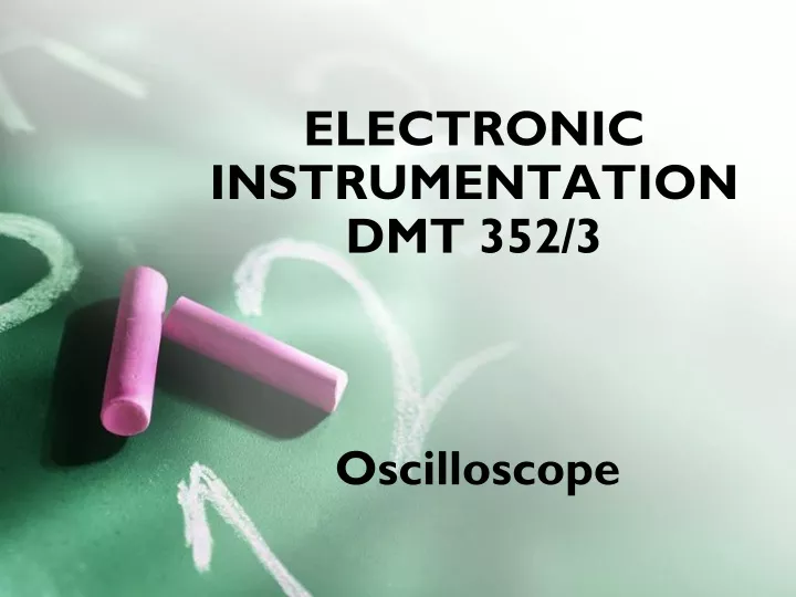 electronic instrumentation dmt 352 3