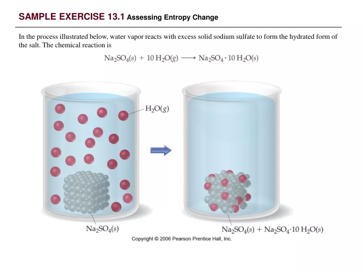 sample exercise 13 1 assessing entropy change