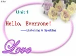 Hello, Everyone! - slide 1