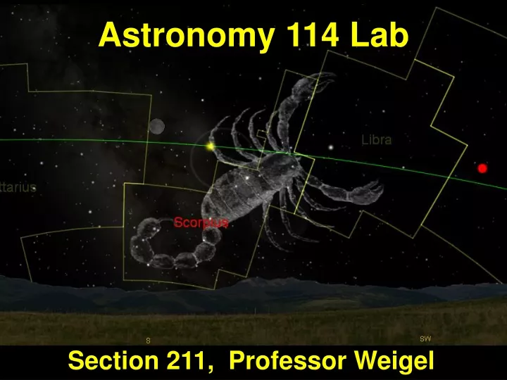 astronomy 114 lab