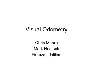 Visual Odometry