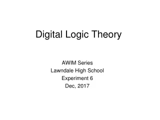 Digital Logic Theory