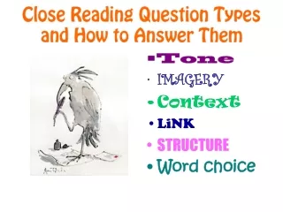 Close Reading Question Types and How to Answer Them