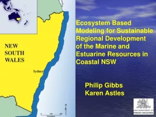 Ecosystem Based Modeling for Sustainable Regional Development  of the Marine and