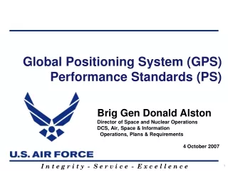 Global Positioning System (GPS)  Performance Standards (PS)