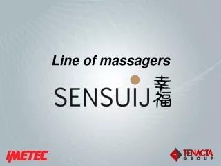 Line of massagers