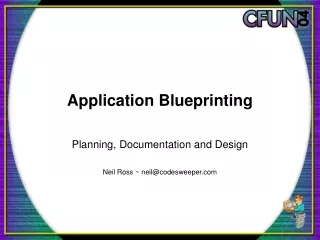 Application Blueprinting