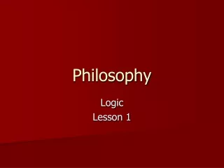 Philosophy