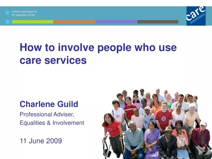 how to involve people who use care services