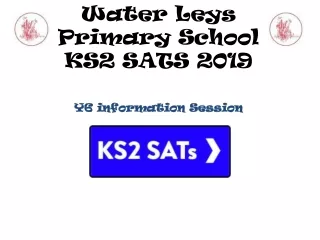 Water Leys Primary School       KS2 SATS 2019