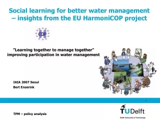 Social learning for better water management – insights from the EU HarmoniCOP project