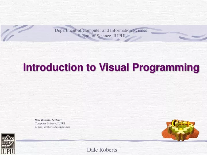 introduction to visual programming
