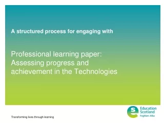 A structured process for engaging with