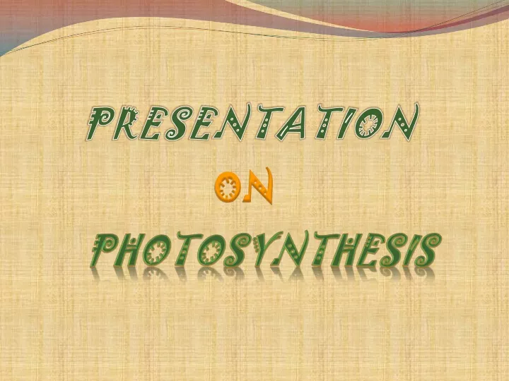 presentation