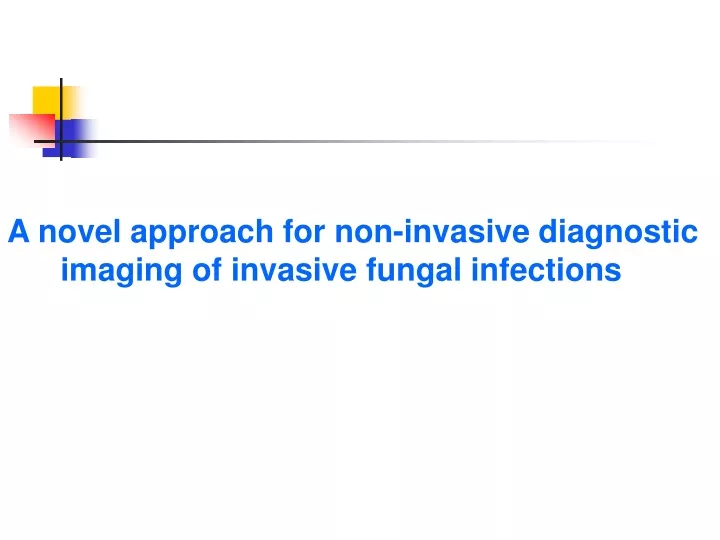 a novel approach for non invasive diagnostic