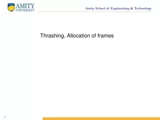 Thrashing, Allocation of frames