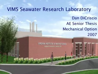 VIMS Seawater Research Laboratory