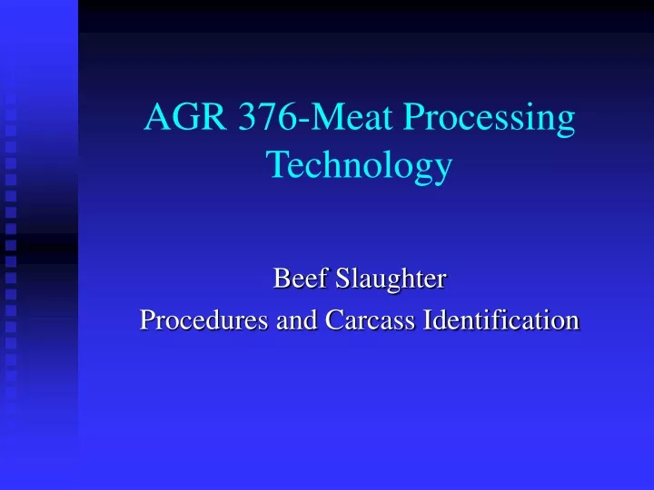 agr 376 meat processing technology
