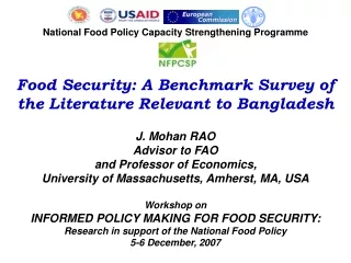 National Food Policy Capacity Strengthening Programme