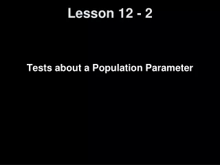 Lesson 12 - 2