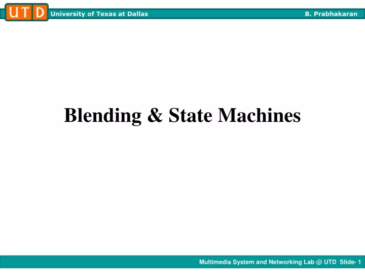 blending state machines