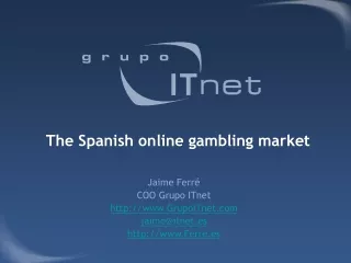 The Spanish online gambling market