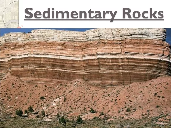 sedimentary rocks