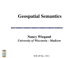 Geospatial Semantics