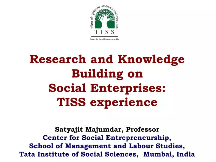 research and knowledge building on social