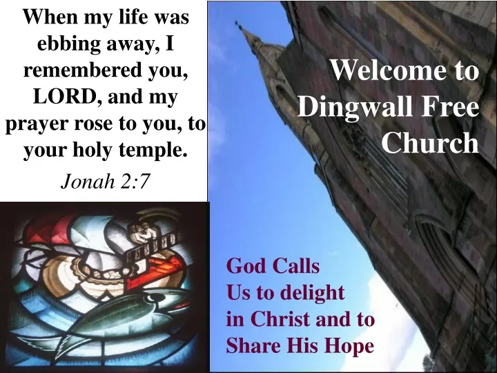 welcome to dingwall free church