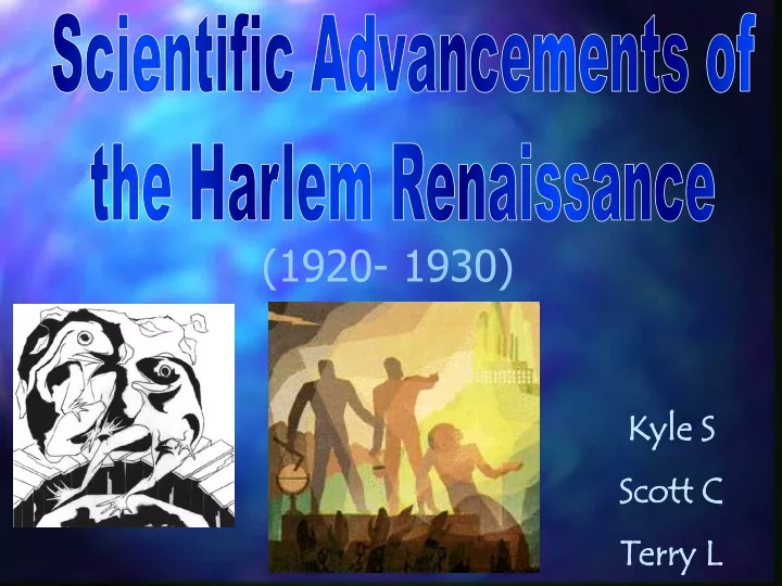 scientific advancements of the harlem renaissance