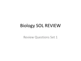 Biology SOL REVIEW