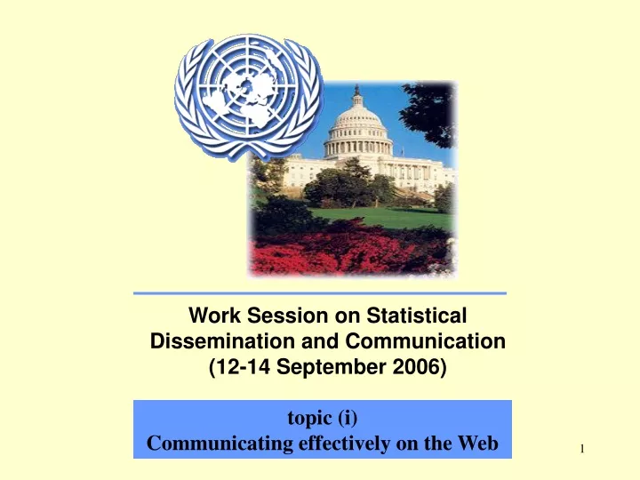 work session on statistical dissemination