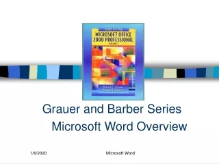 Grauer and Barber Series Microsoft Word Overview