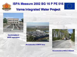 ISPA Measure 2002 BG 16 P PE 016 Varna  Integrated Water Project